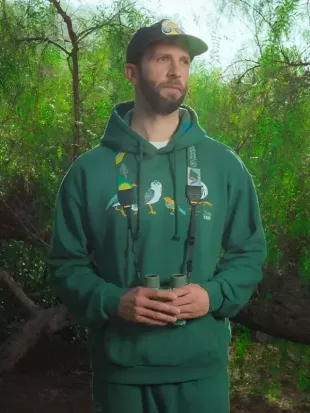 Parks Projecta x Audubon Green Hoodie
