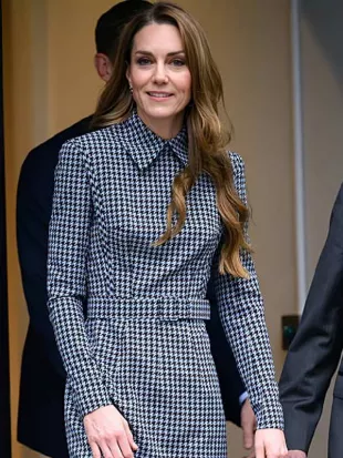 Kate Middleton Houndstooth Dress