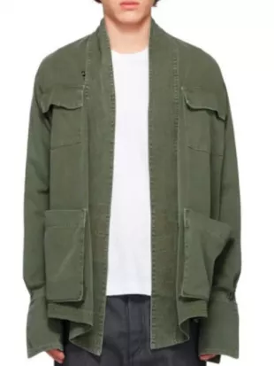 Shrinking S03 Christa Miller Green Jacket