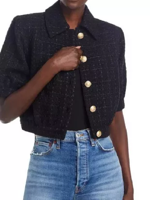 Joy Behar The View Black Tweed Jacket