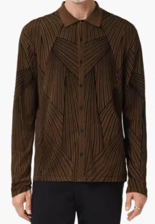 Dorian Knit Button-Up Shirt