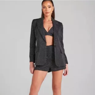 Kira Black Blazer