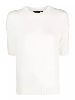 Crew Neck Cashmere T Shirt