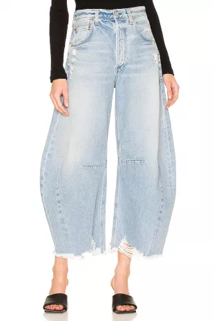 Light Wash Horseshoe Jeans