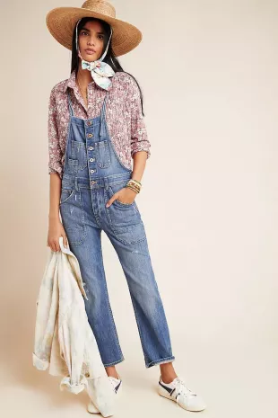 Pilcro Painters Denim Overalls