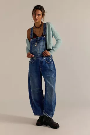Good Luck Barrel Overalls