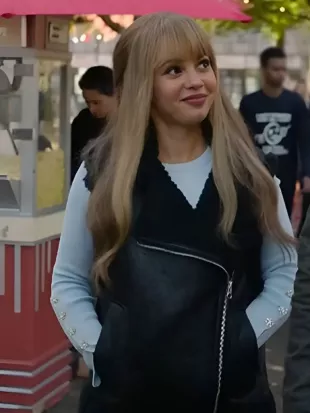 Wild Cards Max Mitchell Black Aviator Leather Vest