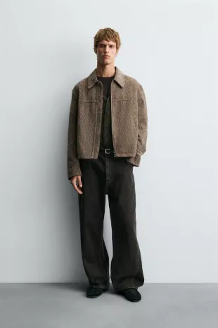 Textured Jacquard Jacket