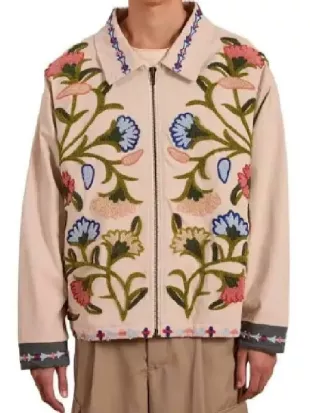 Small Achievable Goals S02 Alexander Nunez Flower Print Jacket