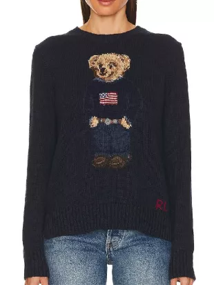 Today Show Deborah Roberts Black Bear Sweater