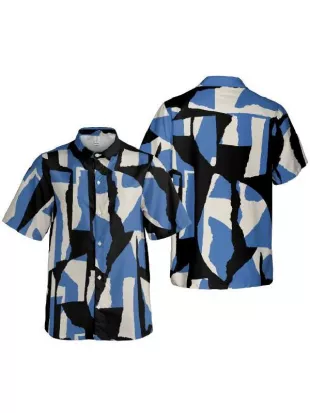 The Voice S29 Moses G Abstract Print Shirt