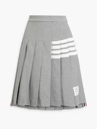 The Beauty S01 Brandon Gillard Pleated Midi Skirt