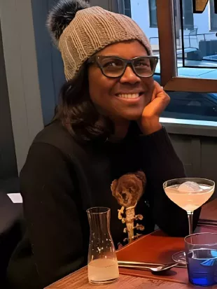 Today 2026 Deborah Roberts Holiday Polo Bear Sweater