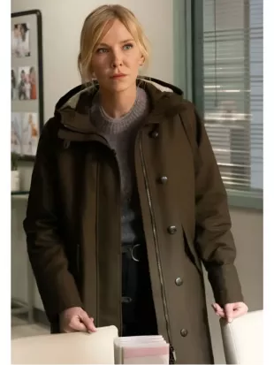 Law and Order SVU S27 Kelli Giddish Hooded Coat
