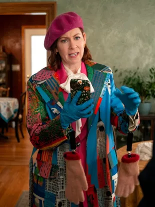 Elsbeth S3 Carrie Preston Printed Coat