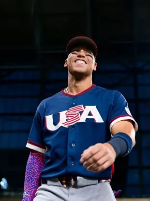 Aaron Judge 2026 World Baseball Classic Pool B game Jersey