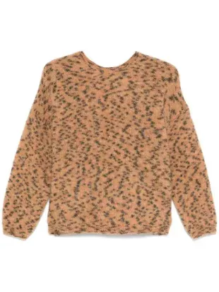 Long Sleeve Sweater Leopold Beige