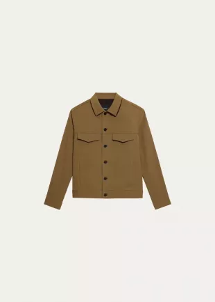 River Jacket in Neoteric Twill in Beige