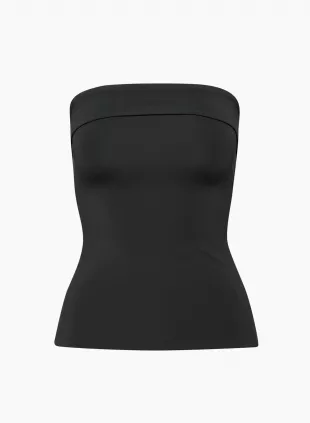 Contour Foldover Tube Top