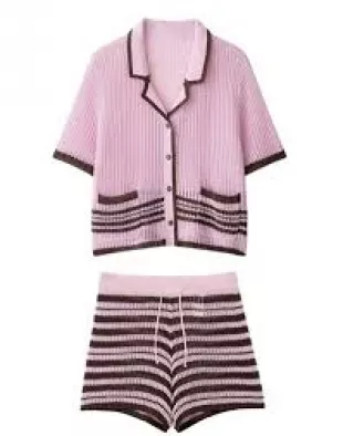 Pink Knit Set