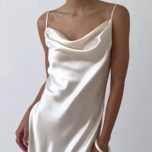 90s Vintage Silk Gown