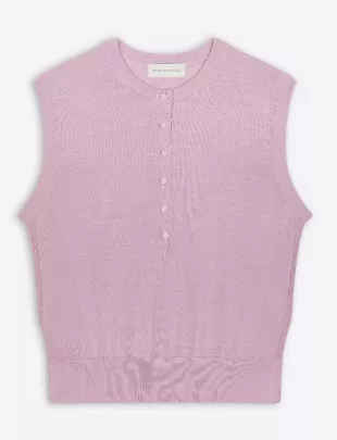 Togo Sleeveless Cotton Sweater