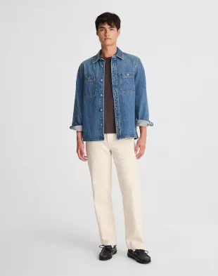 Denim Shirt Jacket in Salvatore Wash