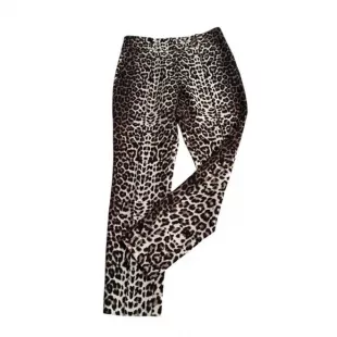 Lago Leopard Print Straight Trouser