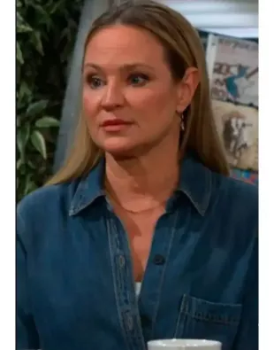 The Young And The Restless 2026 Sharon Newman Denim Shirt