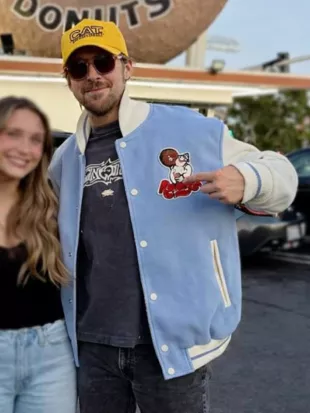 Ryan Gosling Randy's Donuts Varsity Jacket