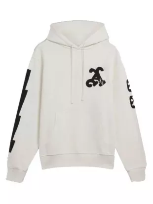 Arsenal N7 Pre-Historic White Hoodie