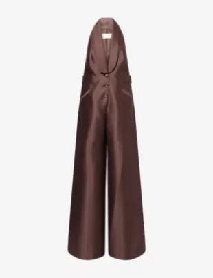 Alchemy Tuxedo Wool-Blend Jumpsuit