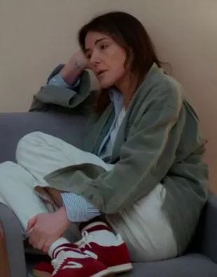 Shrinking S03 Christa Miller Barrel Leg Pants