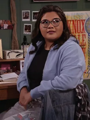 Happys Place S02 Belissa Escobedo Blue Hoodie