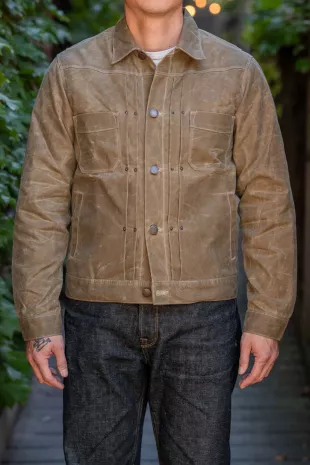 Freenote Cloth Riders Jacket Waxed Canvas