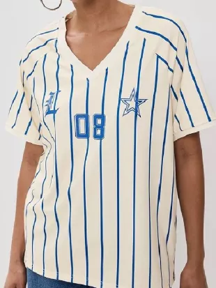 DMV Gigi Zumbado Stripe Shirt