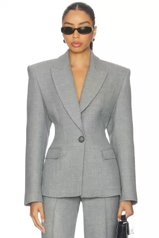 Single Breasted Contour Blazer