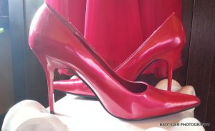 JESSICA RABBIT talons aiguilles verni rouge rubis Pointed Toe Frédéric d’Hollywood escarpins rétro glamour hollywoodien 7,5