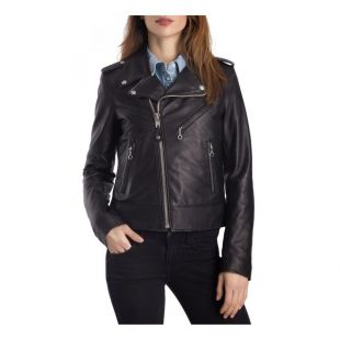 Perfecto en cuir d’agneau