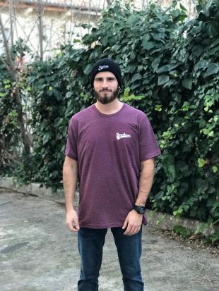 Tee shirt bordeaux BMX AVENUE