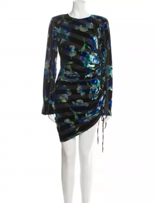 Dexter Velvet Long Sleeve Mini Dress