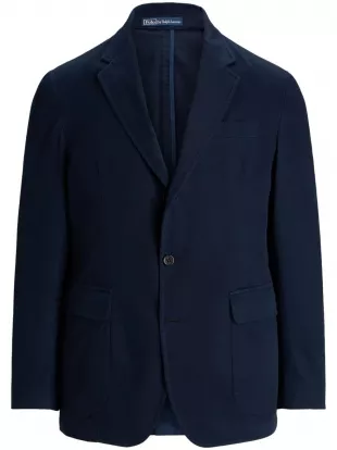 Dark Blue Single Breasted Blazer
