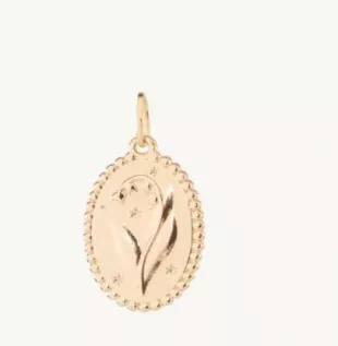 Jewelry Lily of the Valley Poem Charm