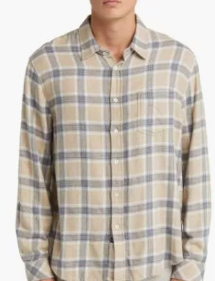 Lennox Plaid Flannel Button-Up Shirt