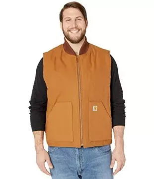 Big & Tall Duck Arctic Vest Carhartt Brown