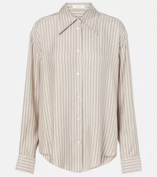 Parave striped Silk Shirt