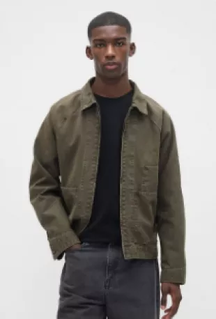 Canvas Denim Chore Jacket