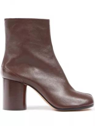 Tabi 80mm Leather Ankle Boots