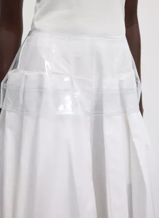 Tibi - Tibi Pleated Sleeveless Dress with Removable Belt
