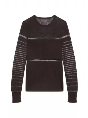 Sheer Stripe Top